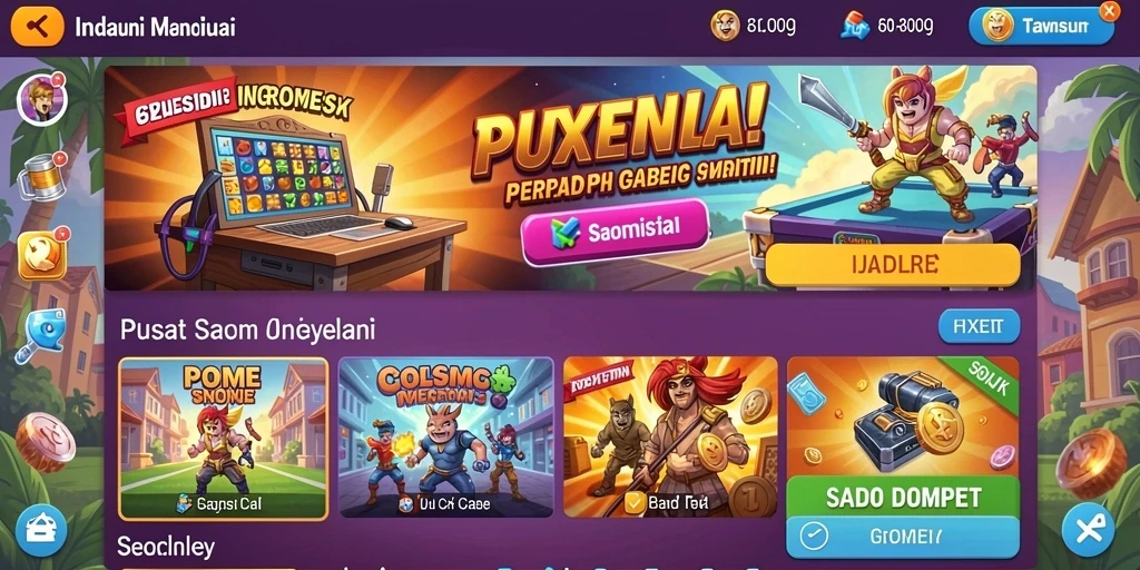 g668 - Screenshot menunjukkan pemandangan indah dunia permainan.